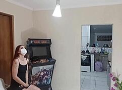 Wife Surprises IT Technician With Public Creampie