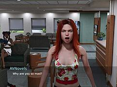 Redhead With Big Tits In 3D Summers Gone.