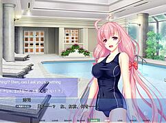 Akumeru Family - Yunagi Route Part 2 - Pounding In The Pool