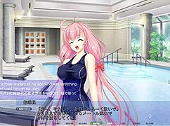 Akumeru Family - Yunagi Route Part 2 - Pounding In The Pool