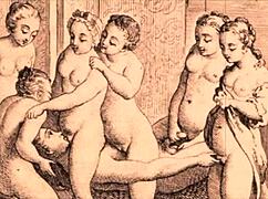 Vintage erotic cartoon drawings from retro anime