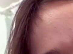 Naughty teen 18+ brunette takes hardcore anal gaping fuck