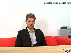 he whispers, 'let's do some anal sex, buddy,' in this gay scene