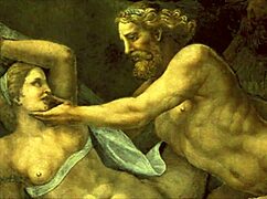 Vintage Erotic Illustration Of Intense Cartoon Sex