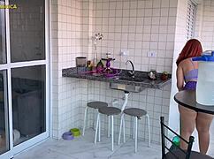 I hired this latina employee in shorts to provoke me she's so naughty i go crazy for that big ass