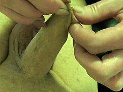 Latex Gloves Tease Foreskin Before Milf Handjob Action. European Homemade Fetish Gets Wild With Cock Play.