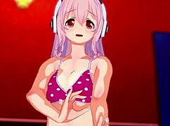 Super Sonico Gets Horny Modeling For You?