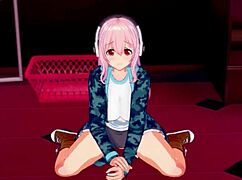 Super Sonico Gets Horny Modeling For You?