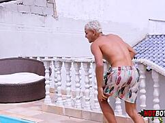 fucking that naughty boy's ass with my big cock