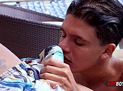 fucking that naughty boy's ass with my big cock