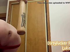 Luke's Ass Takes A Beating From Those Toys