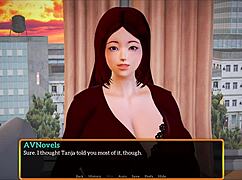 Exploring my new stepfamily in game 586.