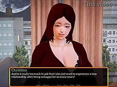 Exploring my new stepfamily in game 586.