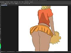 Kat from Gravity Rush Flashing in Speedpaint