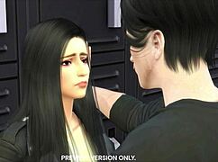 Damon and Elena in Wild Classroom 3D Hentai Preview! 😲