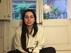 Maria enjoys fun in the shower with amateurs