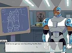 in episode 46 of 18titans, raven gets more action