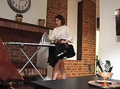 Cleaning Lady Handles Monster Cock In Intense Gay Encounter