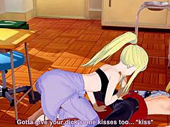 Petite Blonde Feels Horny Handjob Pleasure