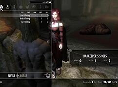 Goth celebrity elvira rides norbe's big cock in comedy nookie episode.