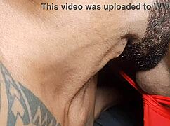 Two blacks engage in hot fuck