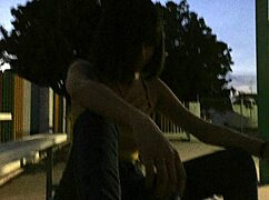 I giv a blowjob to brunett Sarosin ti