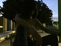 I giv a blowjob to brunett Sarosin ti