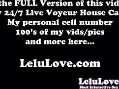 lelu love's webcam vibrator edging masturbation with oil rubbing