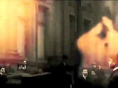 Vintage double penetration in dark London