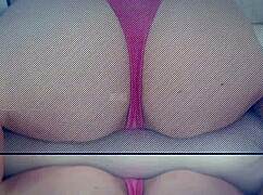 巨乳金髪美女がアナル激しく突かれ