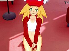 ROLL from MEGAMAN NEEDS HER SERVICING and LUBRICATION in this HOT HENTAI SCENE