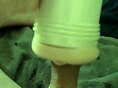 X900d Solo Fleshlight Wank Leads To Intense Internal Cumshot
