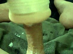 X900d Solo Fleshlight Wank Leads To Intense Internal Cumshot