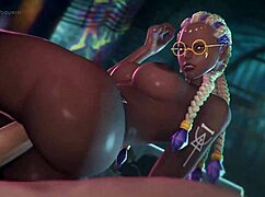 animacion 3d chicas kof with hentai vibes 😏