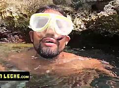 snorkeling turns to hardcore fucking underwater 🐠