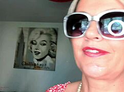 hey, check out this beautiful mature bitch, she's a naughty slut who loves cock and facial cumshots 😈