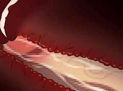 huge tits anime girl fucks monster cock.