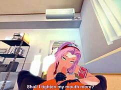 Koikatsu Sakura Naruto Sex Anime Uncensored with Big Tits Creampie