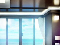 huge tits anime girl fucks monster cock.