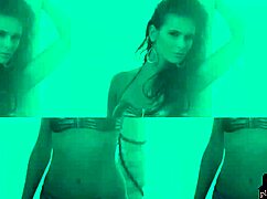 Do these sexy brunette models strip fully for Playboy?