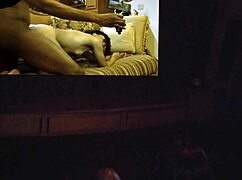 I-I got so horny watching this webcam couple connect with a sexy girl in dreams!