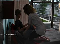 A wife and stepmother play a game