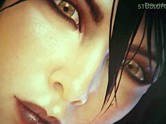 스튜디오포우의 의식, 큰 가슴과 보지로 3D 애니메