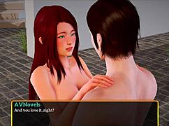 In my new family series, a redhead teen with small tits explores her desires.