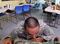 Asian Guy's Gay Sex with Drill Sergeant?