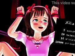 i'm playing this game challenge with purupuru haruka in 3d hentai anime.