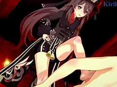 yo, check sucrose, hu tao, and aether in wild genshin impact hentai sex.