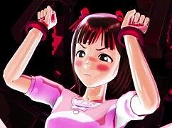 i'm playing this game challenge with purupuru haruka in 3d hentai anime.