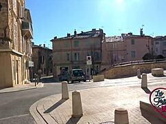 elisa, 26 years old european real estate agent, shows off big tits and sexy body in amateur scene