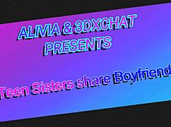 Jente 18+ deler kjæresten i vill tegneserie-fetisj lek